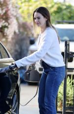 LILY JAMES in Denim Out in Los Angeles 03/09/2022