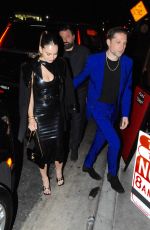 LILY JAMES Night Out in West Hollywood 03/10/2022