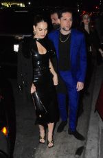 LILY JAMES Night Out in West Hollywood 03/10/2022
