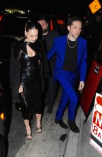 LILY JAMES Night Out in West Hollywood 03/10/2022