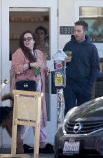 LILY KERSHAW at Maru Coffee in Los Feliz 03/12/2022