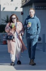 LILY KERSHAW at Maru Coffee in Los Feliz 03/12/2022