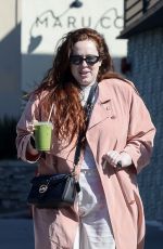 LILY KERSHAW at Maru Coffee in Los Feliz 03/12/2022