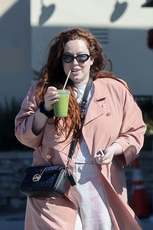 LILY KERSHAW at Maru Coffee in Los Feliz 03/12/2022