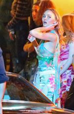LILY-ROSE DEPP and Weeknd on the Set of The Idol in Los Angeles 03/11/2022