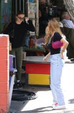LILY-ROSE DEPP Out for Breakfast with a Friend in West Hollywood 02/27/2022