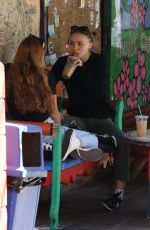 LILY-ROSE DEPP Out for Breakfast with a Friend in West Hollywood 02/27/2022