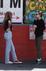 LILY-ROSE DEPP Out for Iced Coffee in Hollywood 02/27/2022