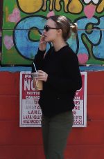 LILY-ROSE DEPP Out for Iced Coffee in Hollywood 02/27/2022