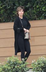 LISA RINNA Leaves a Workout in West Hollywood 03/04/2022