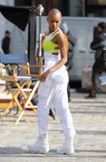 LIZETTE PINTO on the Set of a Maybelline Commercial in New York 03/13/2022
