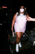LIZZO Arrives at Benny Blanco