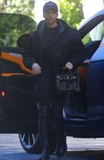 LORI HARVEY Arrives at Four Seasons Hotel in Beverly Hills 03/13/2022
