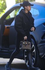 LORI HARVEY Arrives at Four Seasons Hotel in Beverly Hills 03/13/2022