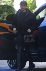 LORI HARVEY Arrives at Four Seasons Hotel in Beverly Hills 03/13/2022