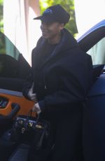 LORI HARVEY Arrives at Four Seasons Hotel in Beverly Hills 03/13/2022