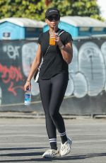 LORI HARVEY Out and About in Los Angeles 03/810/2022