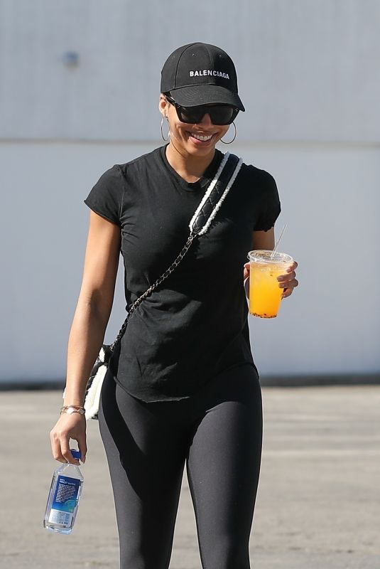 LORI HARVEY Out and About in Los Angeles 03/810/2022