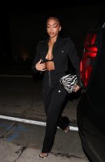 LORI HARVEY Out for Dinner at Craig