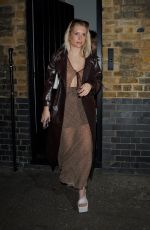 LOTTIE MOSS Leaves Chiltern Firehouse in London 03/10/2022