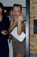 LOTTIE MOSS Leaves Chiltern Firehouse in London 03/10/2022