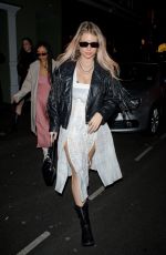 LOTTIE MOSS Out with Friends in London 02/26/2022