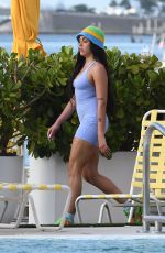 LOURDES LEON Leaves Her Hotel in Miami 03/21/2022