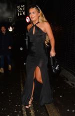 LUCINDA STRAFFORD Arrives at The Windmill in London 03/01/2022