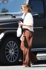 LUCY HALE Arrives at a Lunch Meeting in West Hollywood 03/16/2022