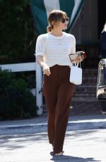 LUCY HALE Arrives at a Lunch Meeting in West Hollywood 03/16/2022