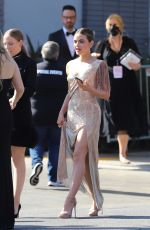 LUCY HALE Arrives at Elton John AIDS Foundation