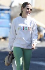 LUCY HALE Arrives at Forma Pilates Session in Los Angeles 03/13/2022