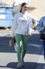 LUCY HALE Arrives at Forma Pilates Session in Los Angeles 03/13/2022