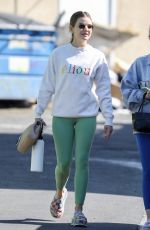 LUCY HALE Arrives at Forma Pilates Session in Los Angeles 03/13/2022