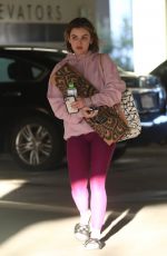 LUCY HALE ARRIVES at Yoga Class in Studio City 03/09/2022