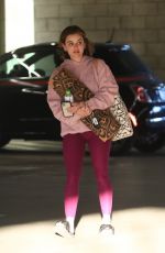 LUCY HALE ARRIVES at Yoga Class in Studio City 03/09/2022