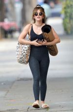 LUCY HALE at a Gym in Los Angeles 03/22/2022