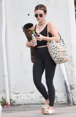 LUCY HALE at a Gym in Los Angeles 03/22/2022