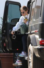 LUCY HALE Heading to a Spa in West Hollywood 02/28/2022