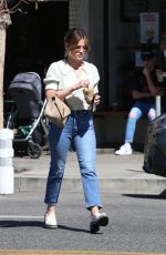 LUCY HALE in Denim Out for Coffee in Los Angeles 03/11/2022