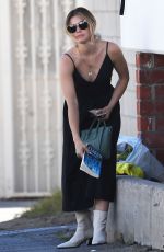 LUCY HALE Leaves a Beauty Salon in West Hollywood 03/01/2022