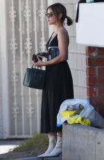 LUCY HALE Leaves a Beauty Salon in West Hollywood 03/01/2022