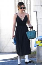 LUCY HALE Leaves a Beauty Salon in West Hollywood 03/01/2022
