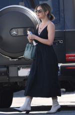 LUCY HALE Leaves a Beauty Salon in West Hollywood 03/01/2022