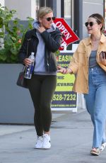 LUCY HALE Leaves a Spa in Los Angeles 03/19/2022