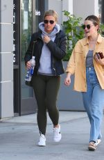LUCY HALE Leaves a Spa in Los Angeles 03/19/2022