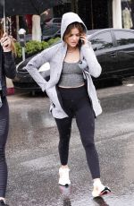 LUCY HALE Leaves a Workout in Studio City 03/28/2022