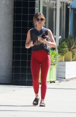 LUCY HALE Leaves Pilates Class in Studio City 03/25/2022