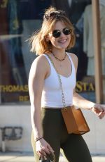 LUCY HALE Out and About in Los Angeles 03/20/2022