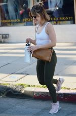 LUCY HALE Out and About in Los Angeles 03/20/2022